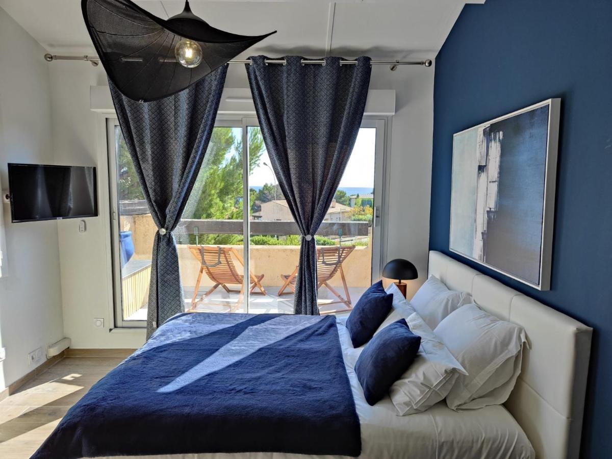 Suites Jm - Les Pins Marines - Jacuzzi & Vue Mer Bandol Eksteriør billede